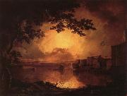 Joseph wright of derby Illumination of the Castel Sant'Angelo in Rome oil painting picture wholesale